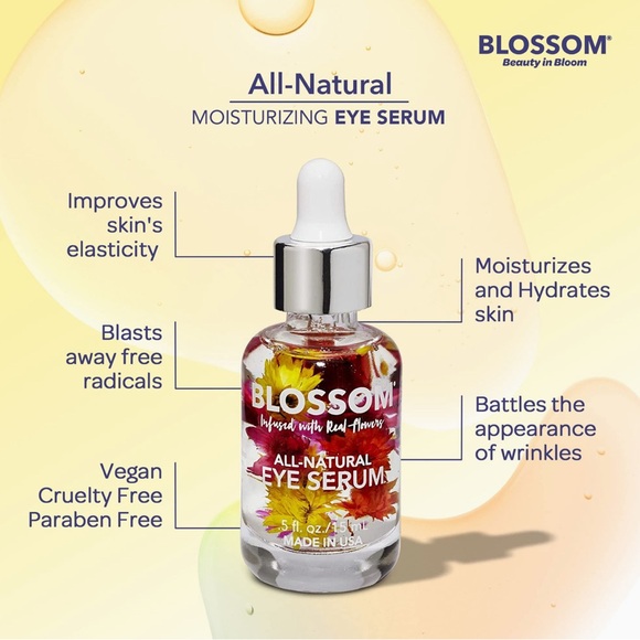 Blossom All Natural Face Serum & Eye Serum. .5 fl oz ea. - Picture 9 of 9